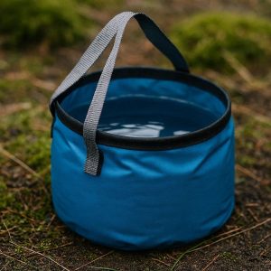 Ultra Lightweight Collapsible Water Bucket for Camping & Hiking