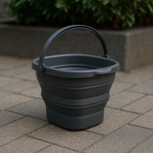 16 Compact Foldable Silicone Bucket for Urban Outdoor Use