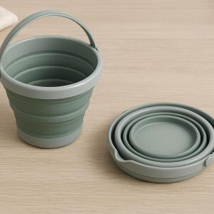 Efficient Foldable Bucket for Travel & Reducing Plastic Waste