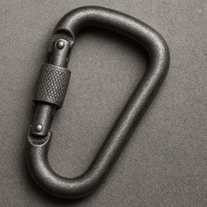 22 Durable Steel Carabiner Clip for Camping & Emergency Use