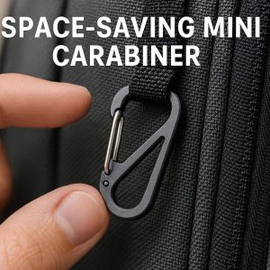 23 Space-Saving Mini Carabiner for Travel & Backpacking