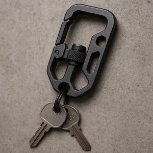 Multi-Functional Carabiner with Keychain for Urban Outdoor