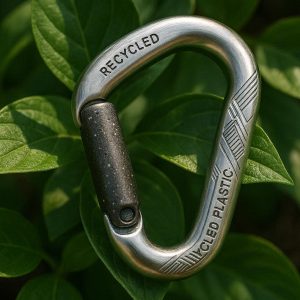 Eco-Friendly Carabiner Made from Recycled Materials