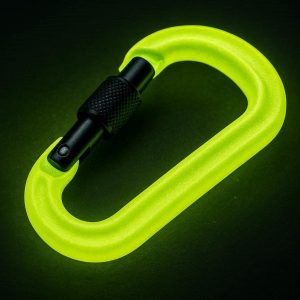 High-Visibility Carabiner for Low-Light Outdoor Activities