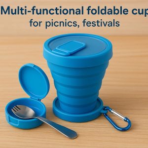 Multi-Functional Foldable Cup for Picnics & Festivals